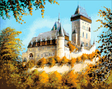 Lade das Bild in den Galerie-Viewer, Stickpackung mit Perlen &quot;Schloss&quot;
