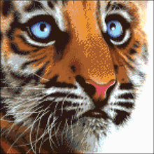 Lade das Bild in den Galerie-Viewer, Stickpackung mit Perlen &quot;Tigerjunge&quot;
