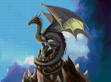 Lade das Bild in den Galerie-Viewer, Stickpackung mit Perlen &quot;Drago&quot;
