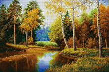 Lade das Bild in den Galerie-Viewer, Stickpackung mit Perlen &quot;Im Sommerwald&quot;
