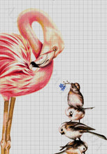 Lade das Bild in den Galerie-Viewer, Stickpackung mit Perlen &quot;Kleine Blume&quot;
