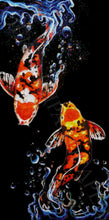 Lade das Bild in den Galerie-Viewer, Stickpackung mit Perlen &quot;Koi&quot;

