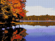 Lade das Bild in den Galerie-Viewer, Stickpackung mit Perlen &quot;Landschaft&quot;

