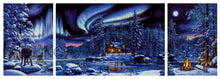 Lade das Bild in den Galerie-Viewer, Stickpackung mit Perlen &quot;Legend of North Valley&quot; (triptychon)
