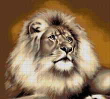 Lade das Bild in den Galerie-Viewer, Stickpackung mit Perlen &quot;Leo&quot;
