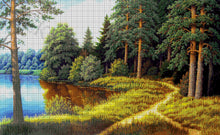 Lade das Bild in den Galerie-Viewer, Stickpackung mit Perlen &quot;Nadelwald&quot;
