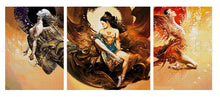 Lade das Bild in den Galerie-Viewer, Stickpackung mit Perlen &quot;Tanz der Drei Grazien&quot; (triptychon)

