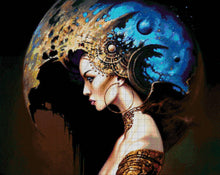 Lade das Bild in den Galerie-Viewer, Stickpackung mit Perlen &quot;Das Universum&quot;
