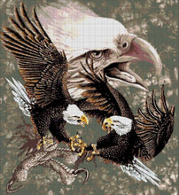 Lade das Bild in den Galerie-Viewer, Stickpackung mit Perlen &quot;Adler&quot;
