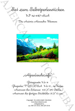 Lade das Bild in den Galerie-Viewer, Stickpackung mit Perlen &quot;Alpenlandschaft&quot;
