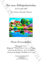 Lade das Bild in den Galerie-Viewer, Stickpackung mit Perlen &quot;Bunte Sommerfarben&quot;
