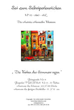 Lade das Bild in den Galerie-Viewer, Stickpackung mit Perlen &quot;Die Farben des Sommerregens&quot;
