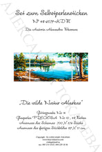 Lade das Bild in den Galerie-Viewer, Stickpackung mit Perlen &quot;Die Wilde Natur Alaskas&quot; (Triptychon)
