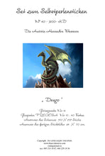 Lade das Bild in den Galerie-Viewer, Stickpackung mit Perlen &quot;Drago&quot;
