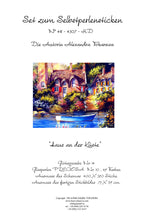 Lade das Bild in den Galerie-Viewer, Stickpackung mit Perlen &quot;Haus an der Küste&quot;
