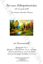 Lade das Bild in den Galerie-Viewer, Stickpackung mit Perlen &quot;Im Sommerwald&quot;
