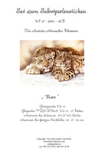 Lade das Bild in den Galerie-Viewer, Stickpackung mit Perlen &quot;Leoparden&quot;
