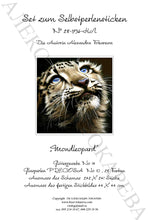 Lade das Bild in den Galerie-Viewer, Stickpackung mit Perlen &quot;Mondleopard&quot;
