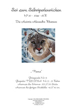 Lade das Bild in den Galerie-Viewer, Stickpackung mit Perlen &quot;Puma&quot;
