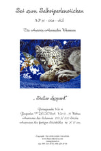 Lade das Bild in den Galerie-Viewer, Stickpackung mit Perlen &quot;Stellar Leopard&quot;
