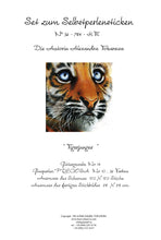 Lade das Bild in den Galerie-Viewer, Stickpackung mit Perlen &quot;Tigerjunge&quot;
