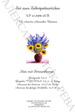 Lade das Bild in den Galerie-Viewer, Stickpackung mit Perlen &quot;Vase mit Sonnenblumen&quot;
