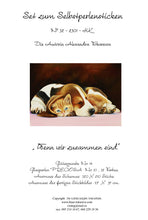 Lade das Bild in den Galerie-Viewer, Stickpackung mit Perlen &quot;Wenn wir Zusammen Sind&quot;
