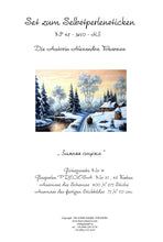 Lade das Bild in den Galerie-Viewer, Stickpackung mit Perlen &quot;Winterkälte&quot;
