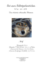 Lade das Bild in den Galerie-Viewer, Stickpackung mit Perlen &quot;Wolf&quot;
