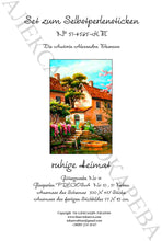 Lade das Bild in den Galerie-Viewer, Stickpackung mit Perlen &quot;ruhige Heimat&quot;
