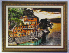 Lade das Bild in den Galerie-Viewer, Stickpackung mit Perlen &quot;Geheimnisvolle Insel&quot;

