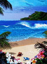Lade das Bild in den Galerie-Viewer, Stickpackung mit Perlen &quot;Hawaii&quot;
