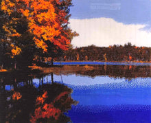 Lade das Bild in den Galerie-Viewer, Stickpackung mit Perlen &quot;Landschaft&quot;
