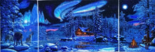 Lade das Bild in den Galerie-Viewer, Stickpackung mit Perlen &quot;Legend of North Valley&quot; (triptychon)
