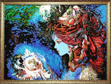 Lade das Bild in den Galerie-Viewer, Stickpackung mit Perlen &quot;Sea Diva&quot;
