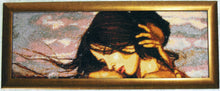 Lade das Bild in den Galerie-Viewer, Stickpackung mit Perlen &quot;Zwei Herzen, zwei Seelen&quot;
