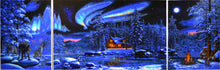 Lade das Bild in den Galerie-Viewer, Stickpackung mit Perlen &quot;Legend of North Valley&quot; (triptychon)
