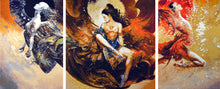 Lade das Bild in den Galerie-Viewer, Stickpackung mit Perlen &quot;Tanz der Drei Grazien&quot; (triptychon)

